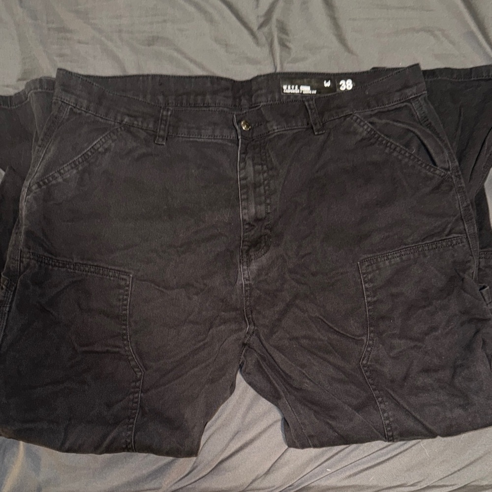 Men's Black Cargo Pants